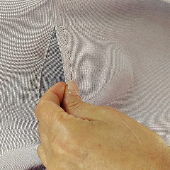 Cabin Creek Button Up Shirt Purple Size 18T Wrinkle Free Stain Repellant - Picture 5 of 9